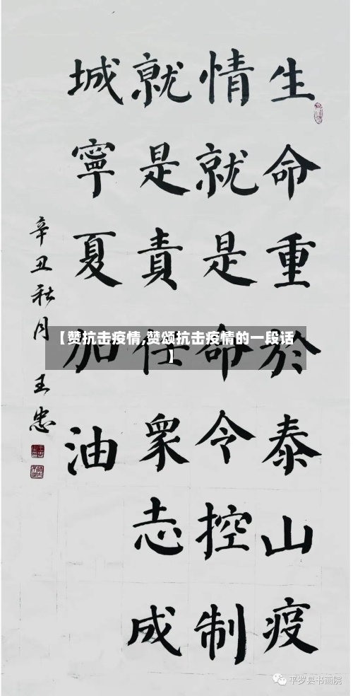 【赞抗击疫情,赞颂抗击疫情的一段话】