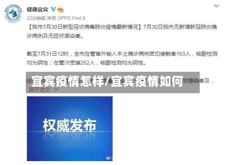宜宾疫情怎样/宜宾疫情如何